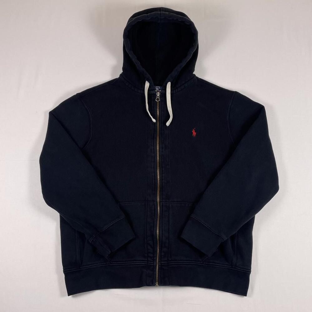 Polo Ralph Lauren Full Zip Hoodie XXL Black